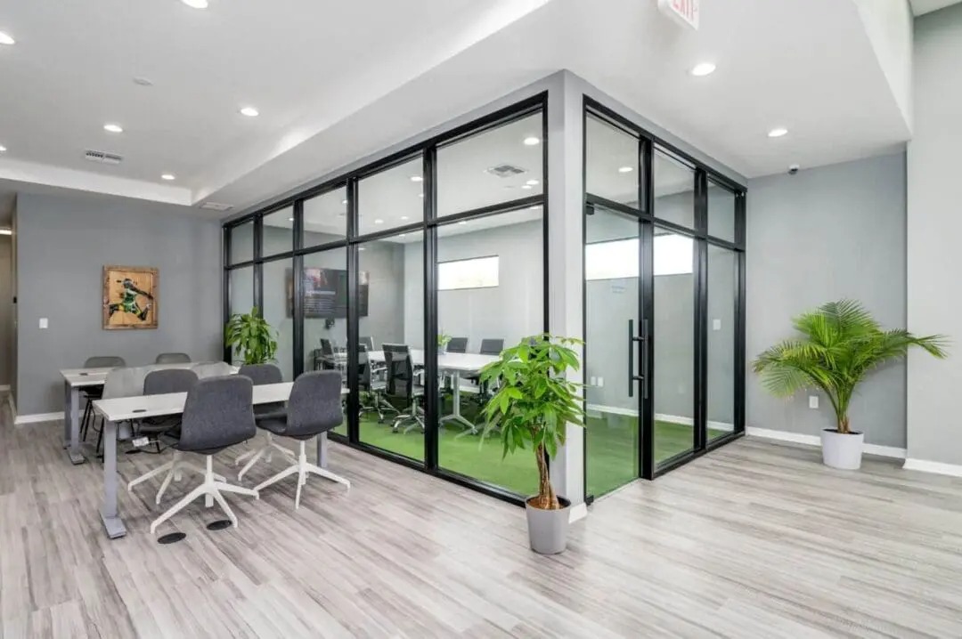 A member lounge at Mango Space.
