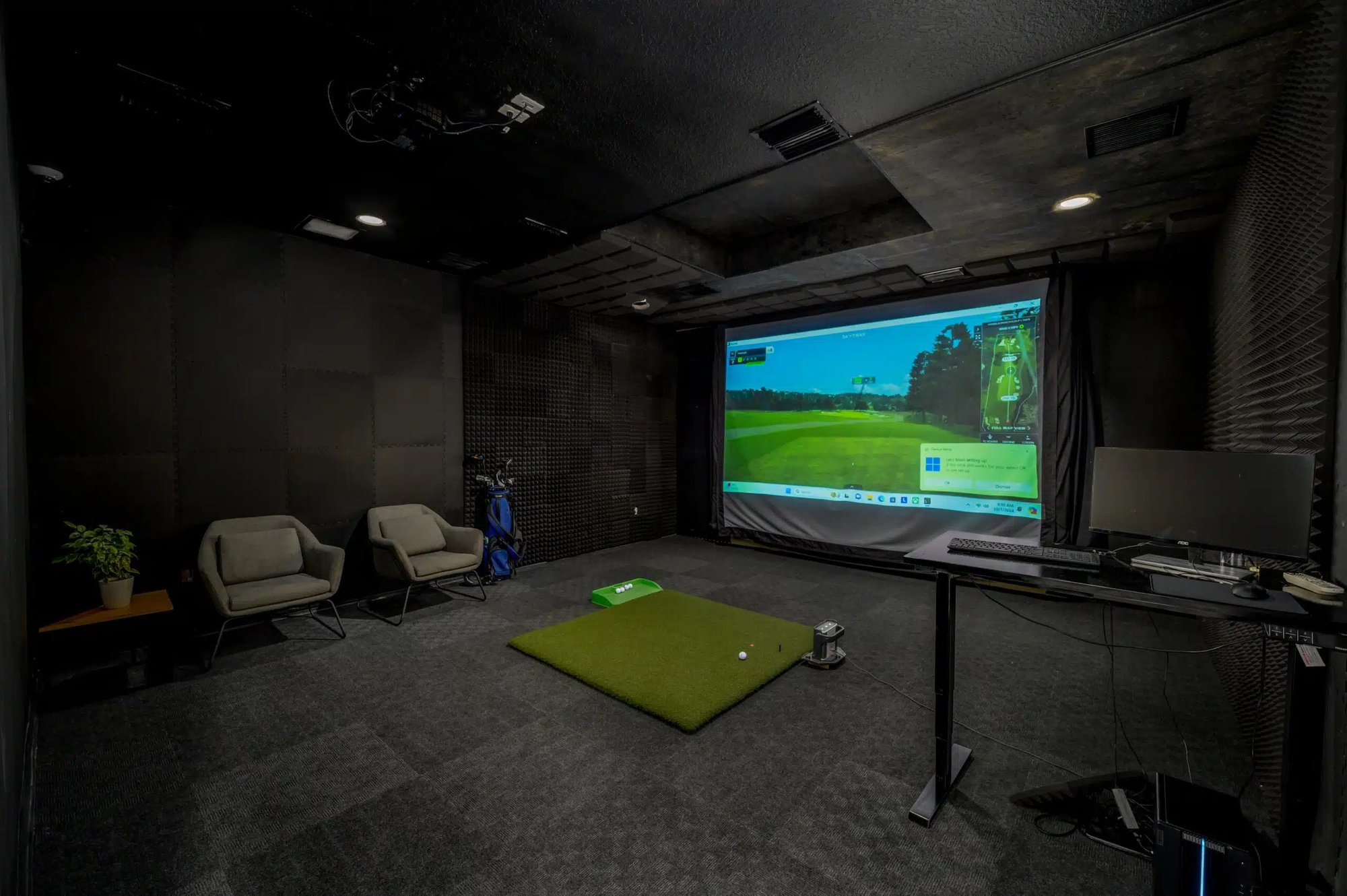 Golf Simulator Room